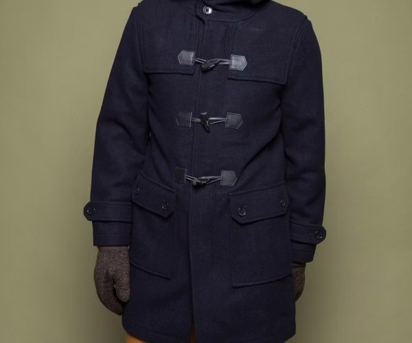 clothing, coat, overcoat, glove