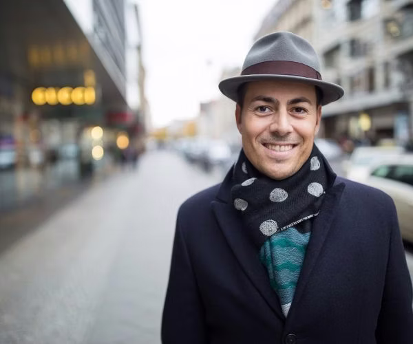 face, head, person, smile, dimples, coat, blazer, photography, portrait, man