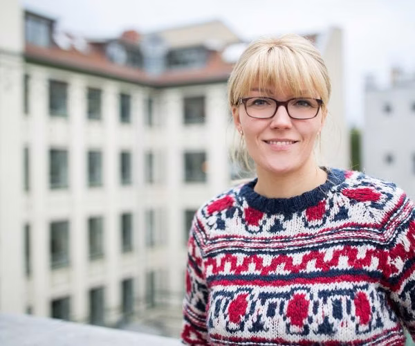 adult, female, person, woman, knitwear, sweater, blonde, accessories, glasses, portrait