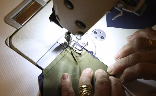 sewing, body part, finger, hand, person