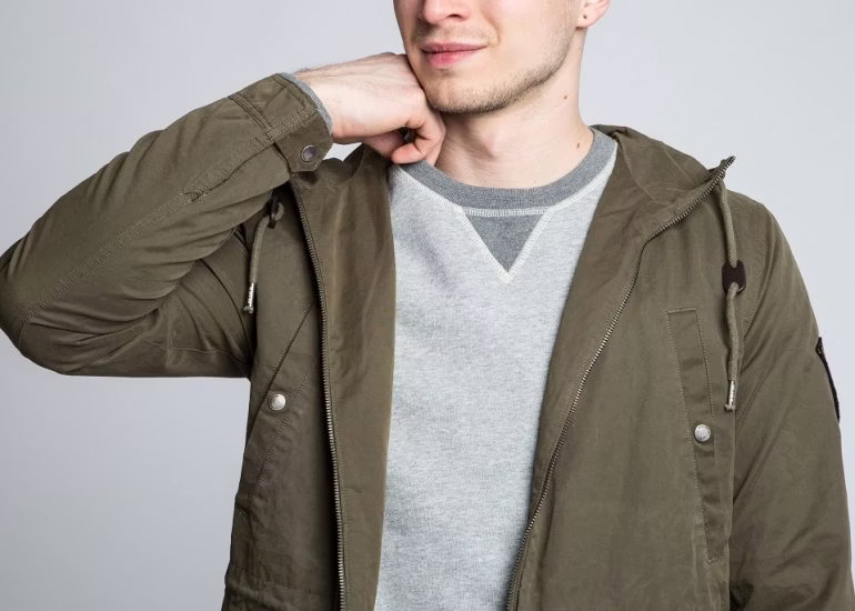 clothing, coat, jacket, adult, male, man, person