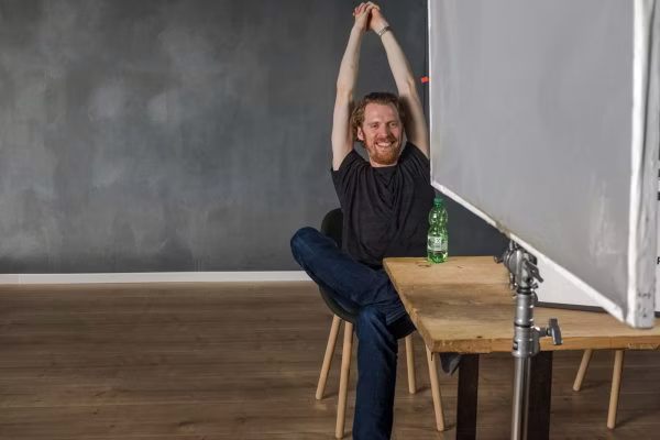 face, head, person, chair, furniture, happy, desk, table, blackboard