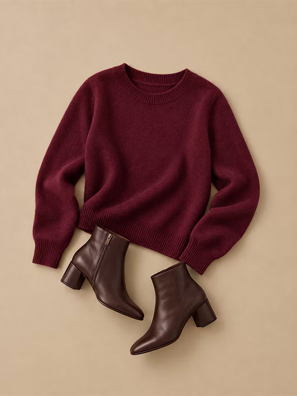 clothing, knitwear, sweater, footwear, shoe