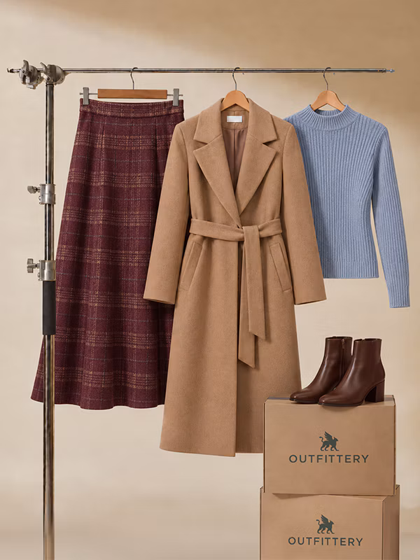 clothing, coat, overcoat, box