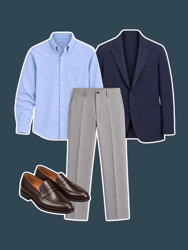 blazer, clothing, coat, jacket, formal wear, suit, footwear, shoe, shirt, pants