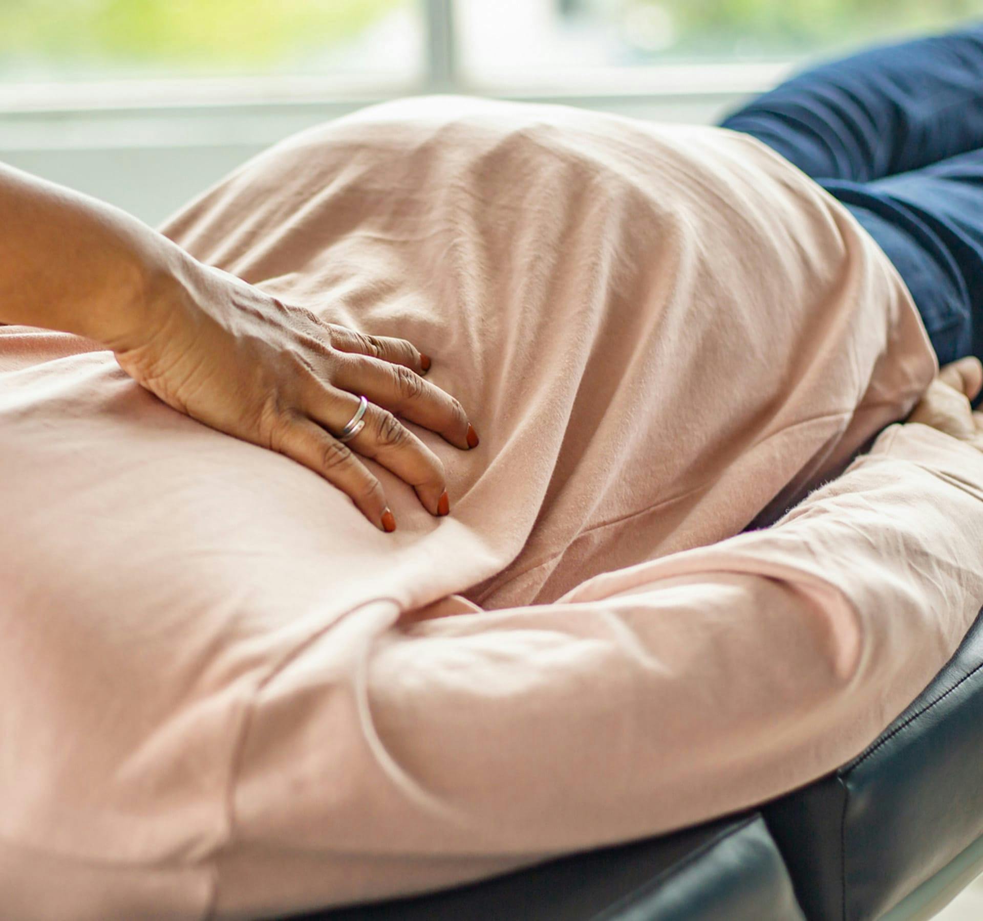 person getting a massage