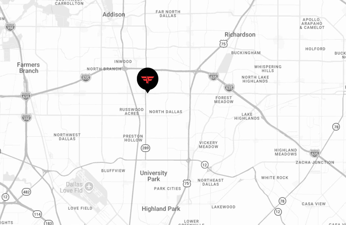 freeform chiropractic dallas map