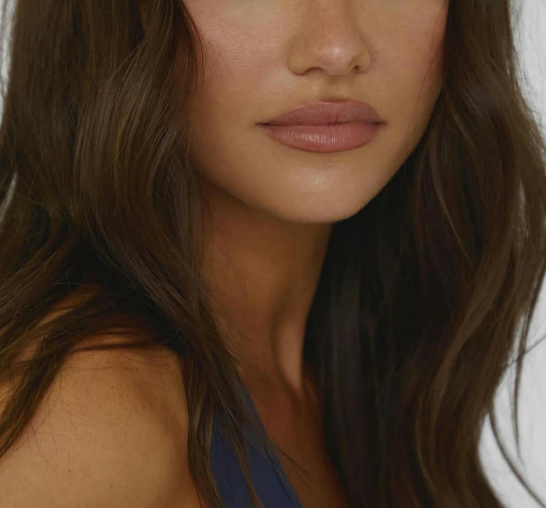 Close up of a womans mouth