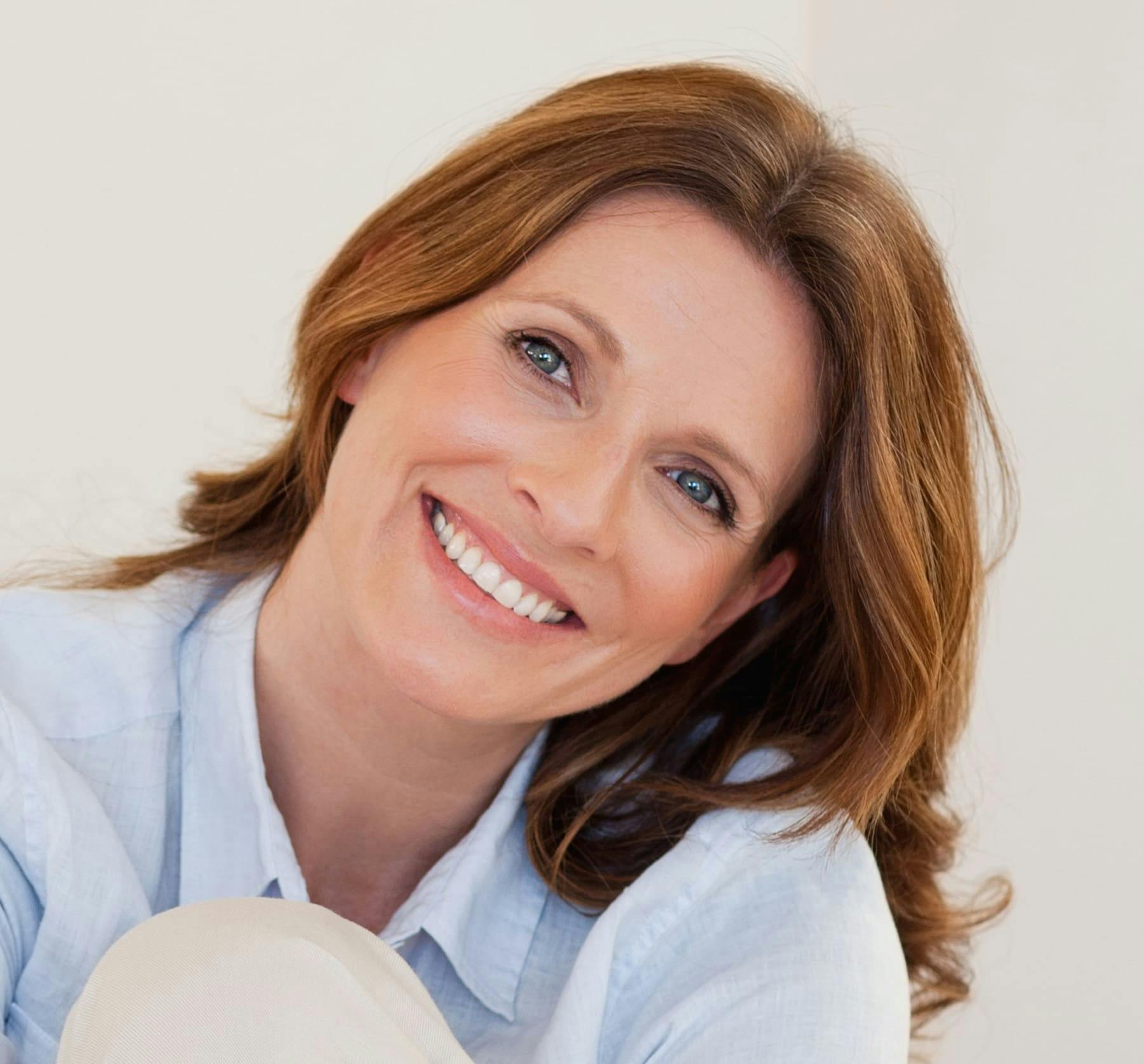 Woman smiling