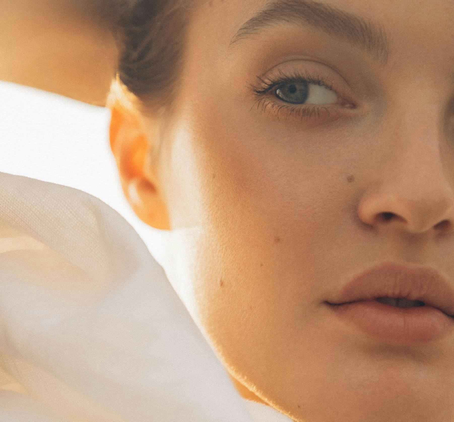 Close up of a womans face