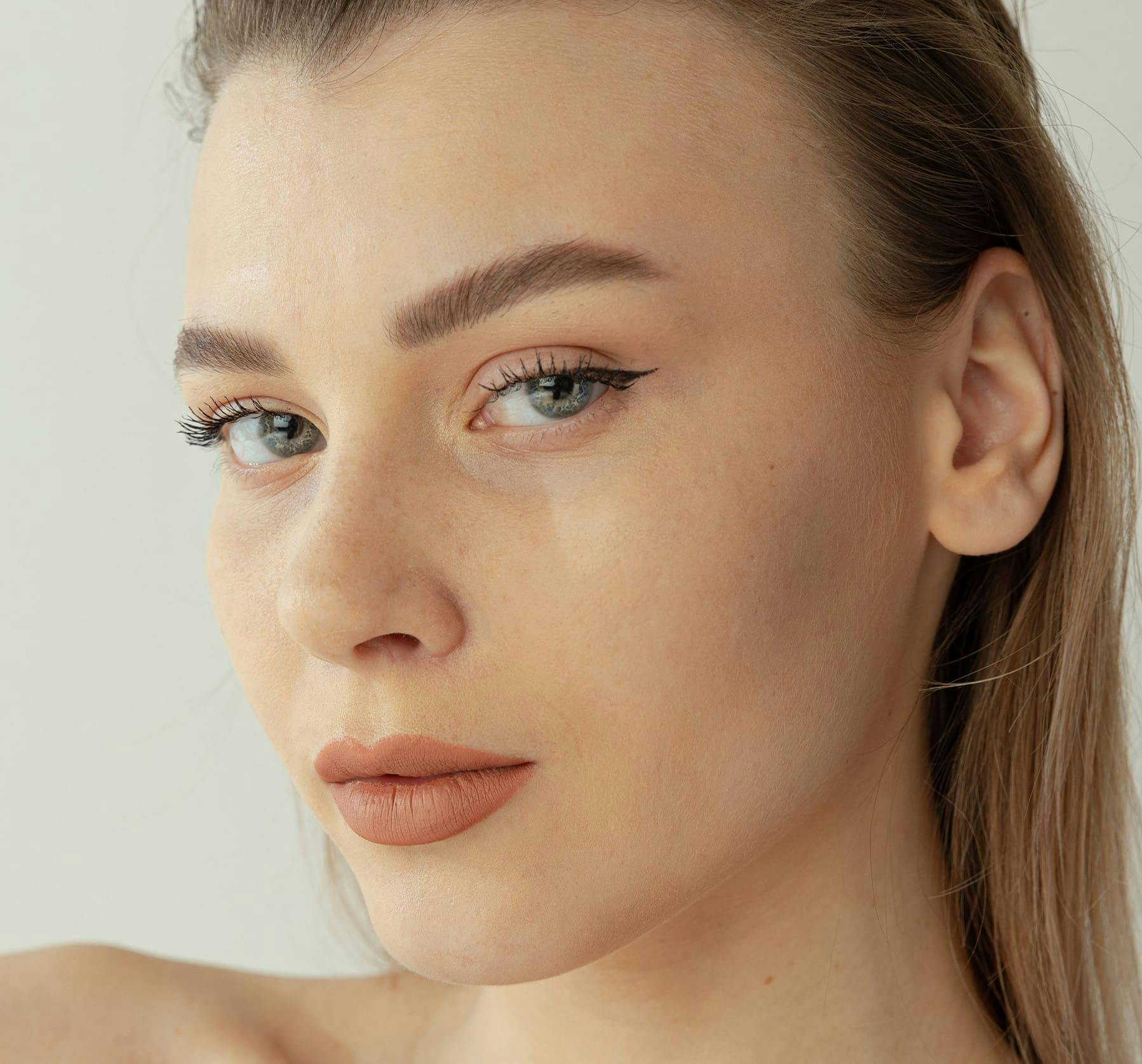 Close up of a womans face
