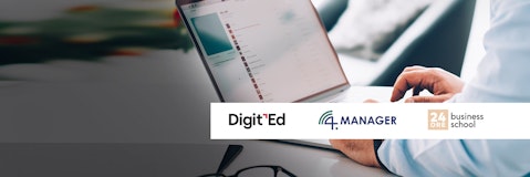 Le nuove sfide digitali per i manager al centro della partnership strategica tra 4.Manager, Digit’Ed e 24ORE Business School Le nuove sfide digitali per i manager al centro della partnership strategica tra 4.Manager, Digit’Ed e 24ORE Business School