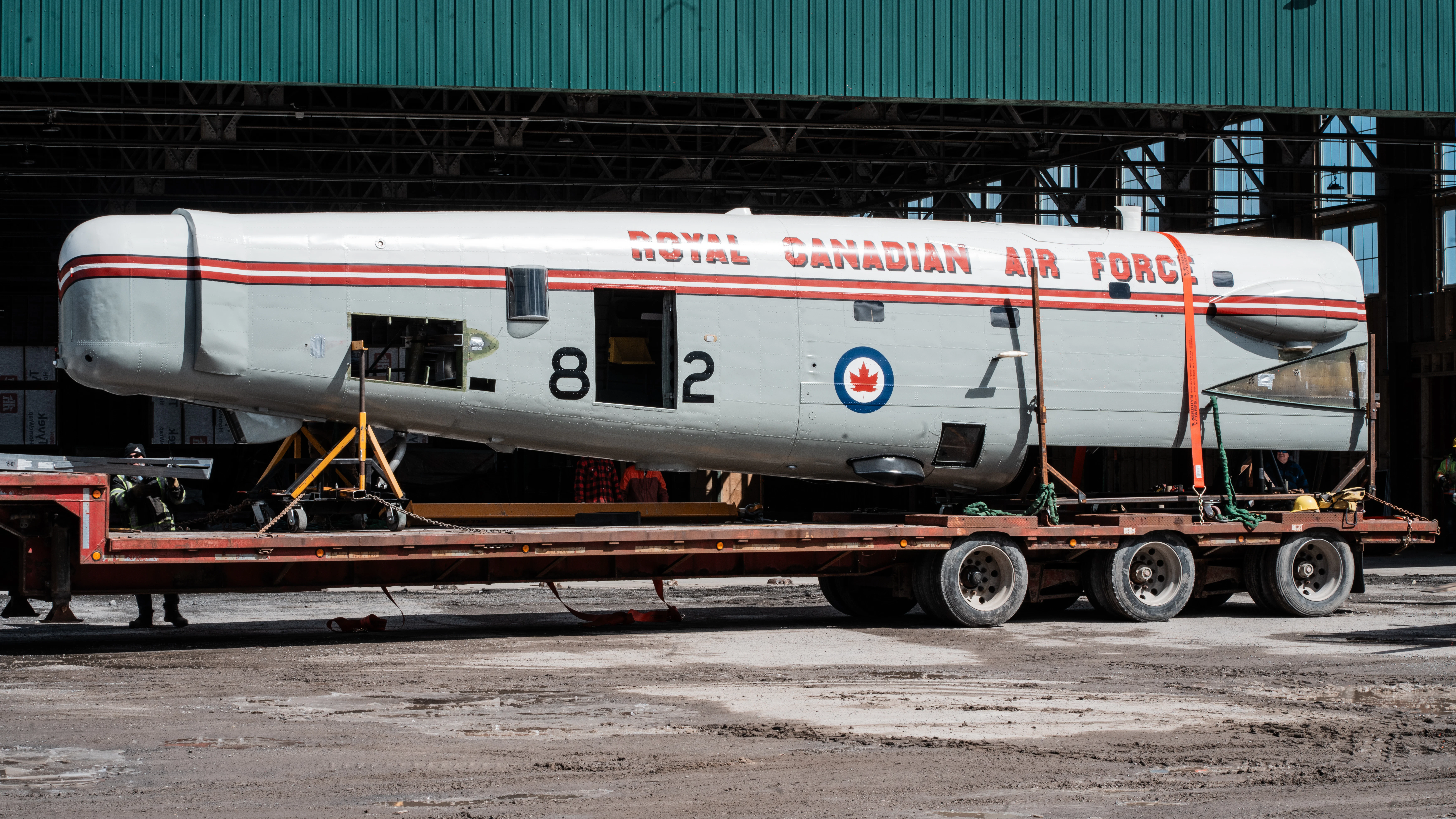 Lancaster bomber fuselage