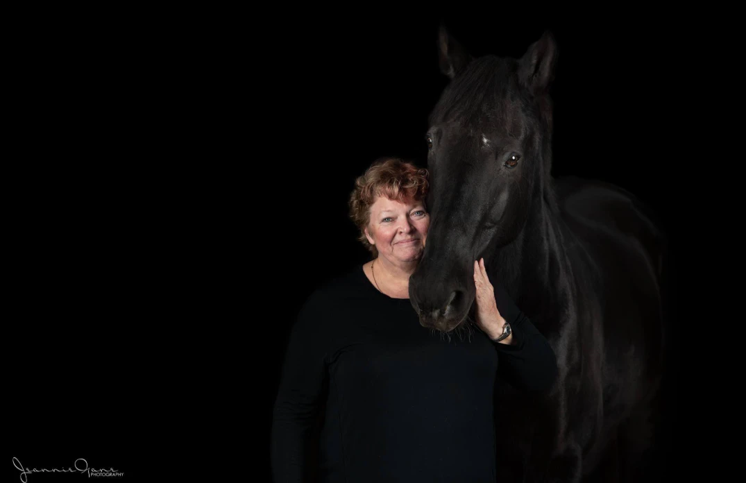 Micky Colton with horses