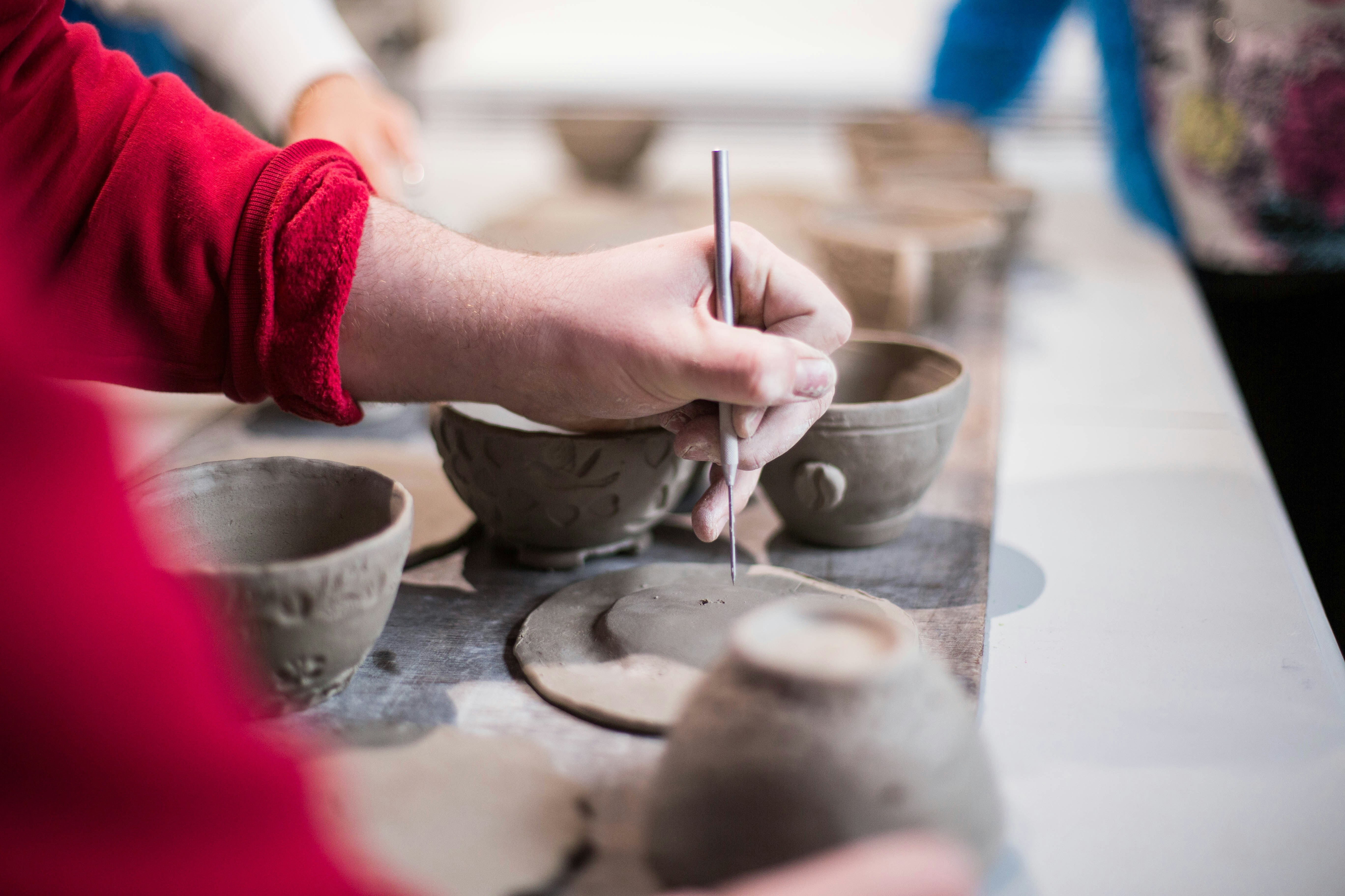 pottery making