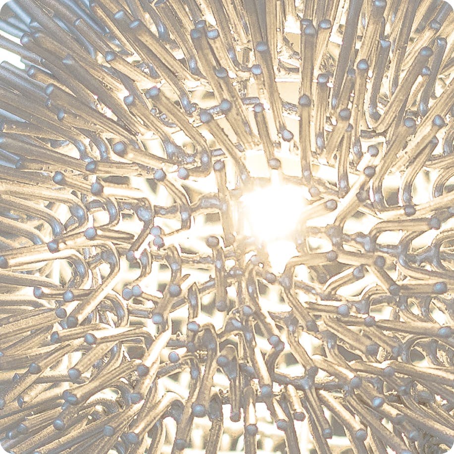 spiky chandelier