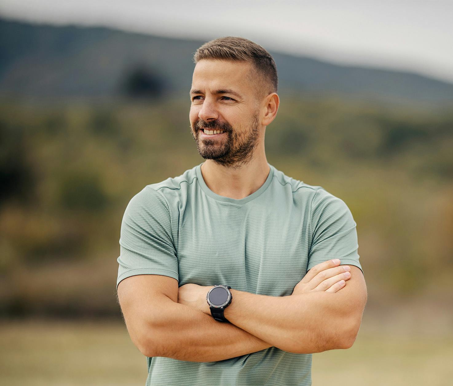 man with arms crossed