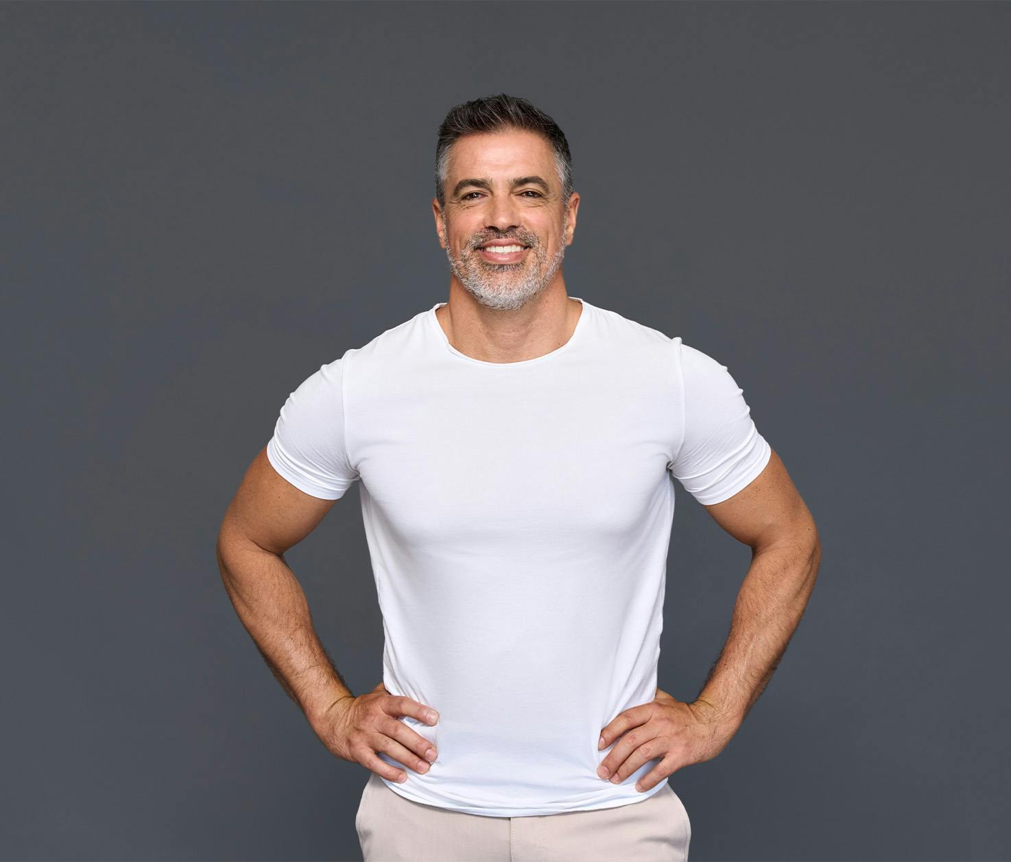 man iwth hands on hips