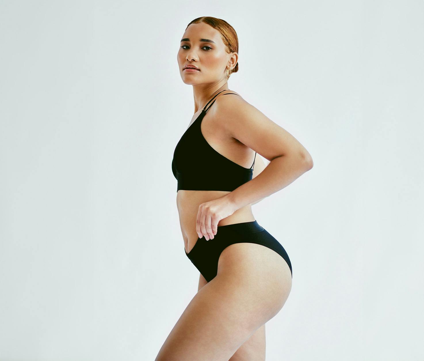 womans body from the side