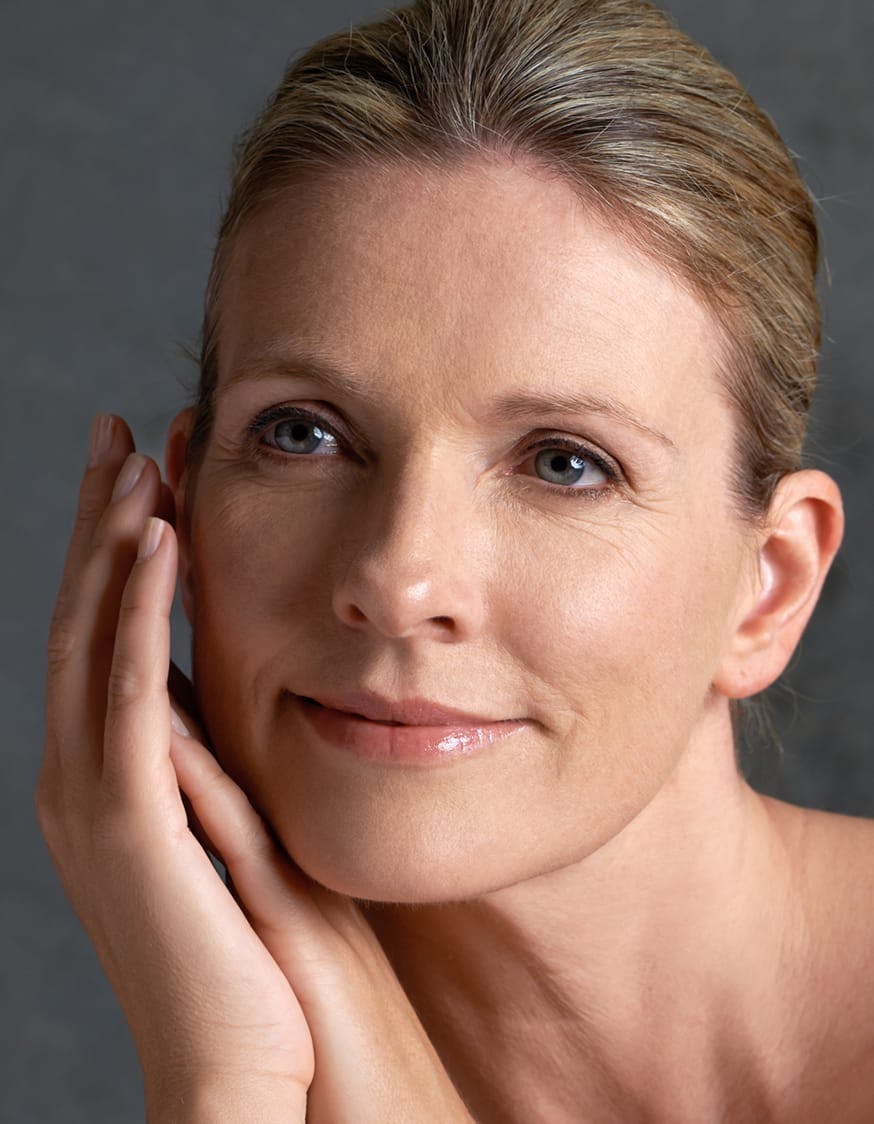 Close-up of woman's face