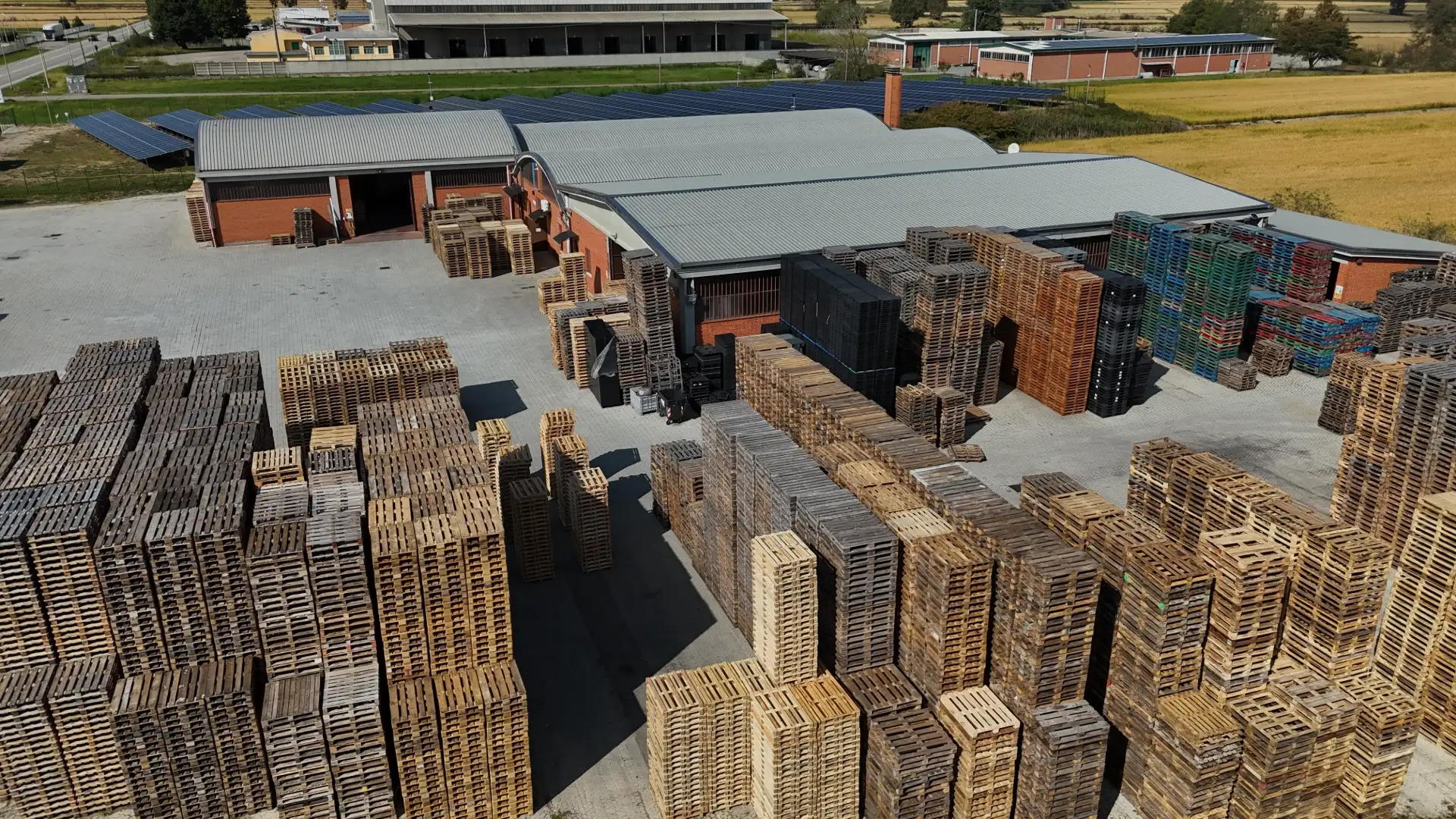 Carisio Service Pallet in Legno