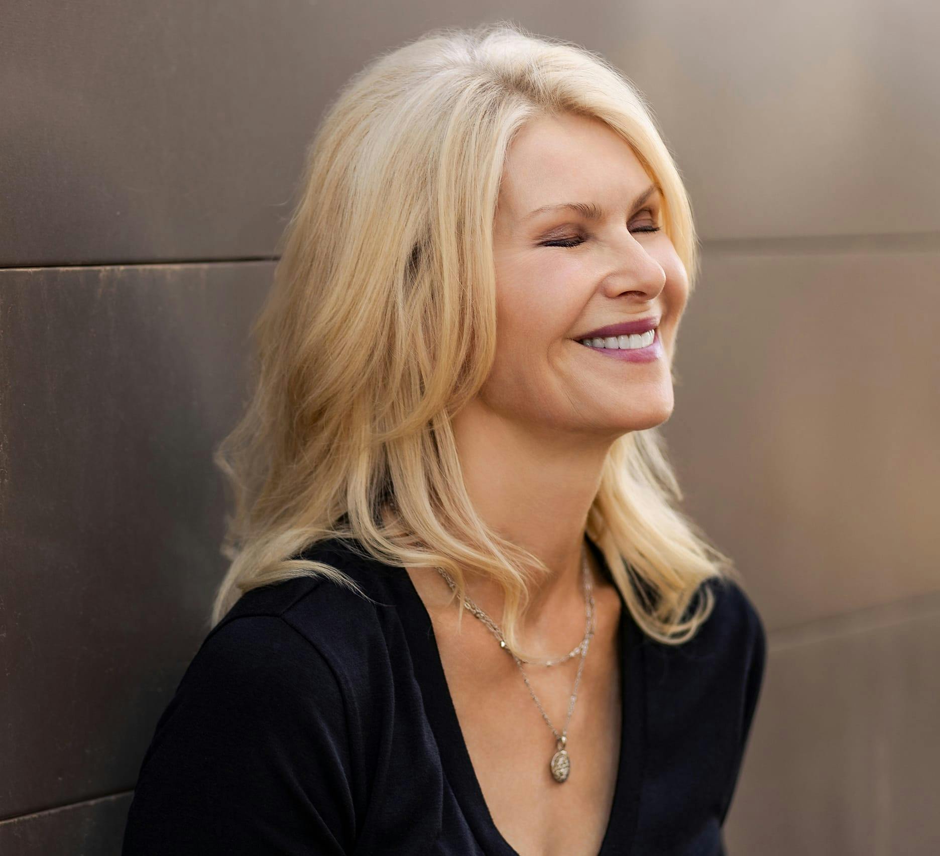 woman with blonde hair