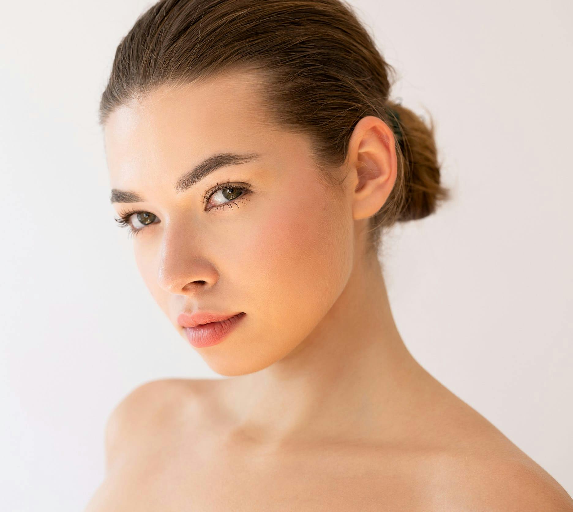 Woman looking at the camera