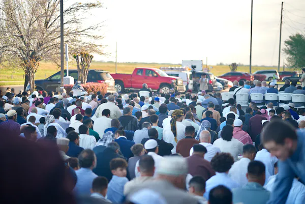 Group gathering outside of Tajweed