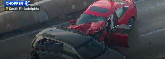 Multiple Vehicles Struck by Fleeing Driver on Ben Franklin Bridge