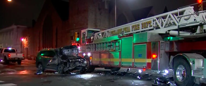 Fiery Car Crash in Gloucester Township Leaves 2 Hurt