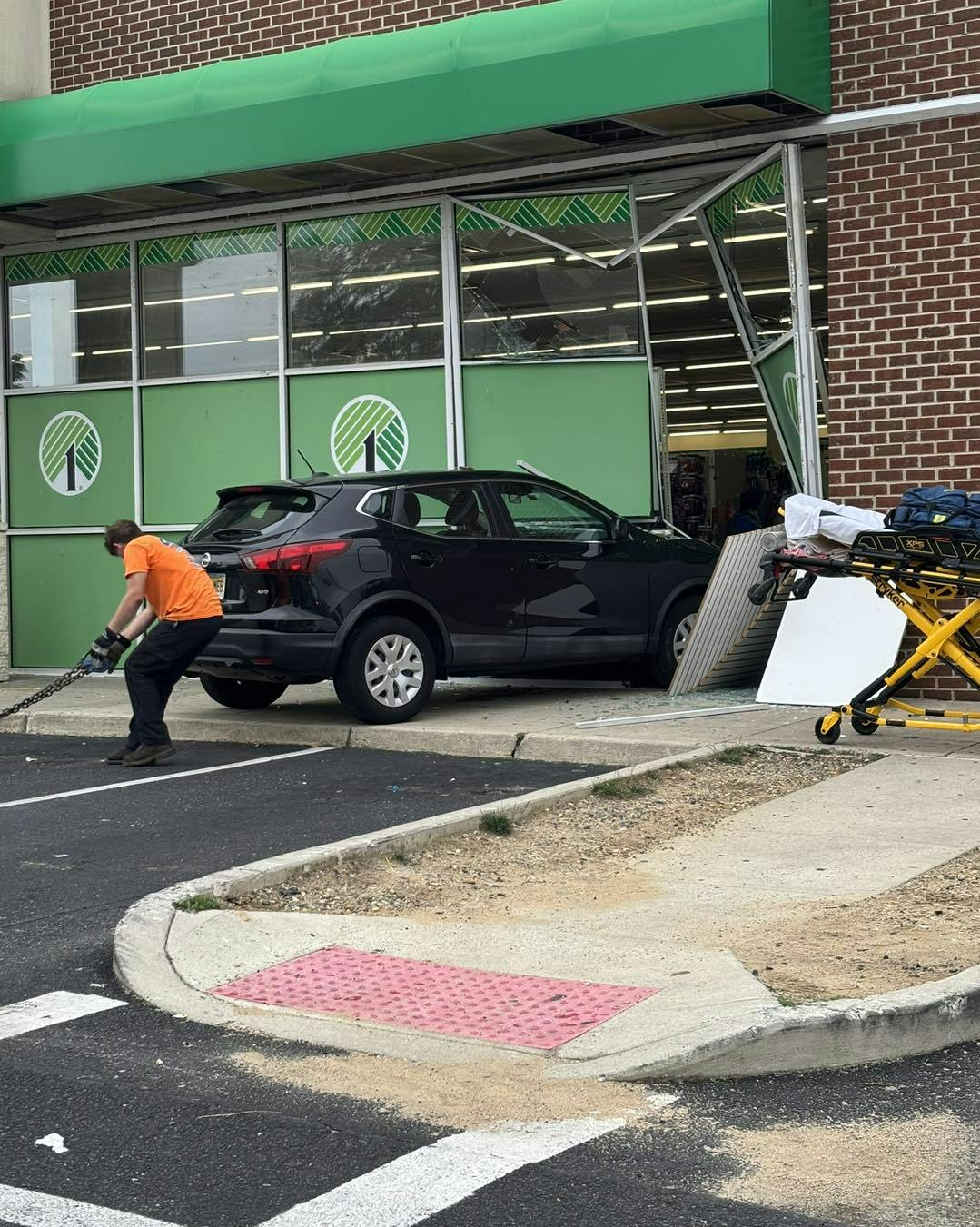Car Slams Into Dollar Tree in Cinnaminson