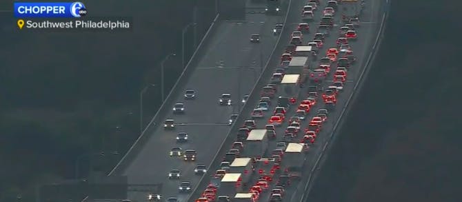 Pedestrian Killed Attempting to Cross 95 in South Philadelphia