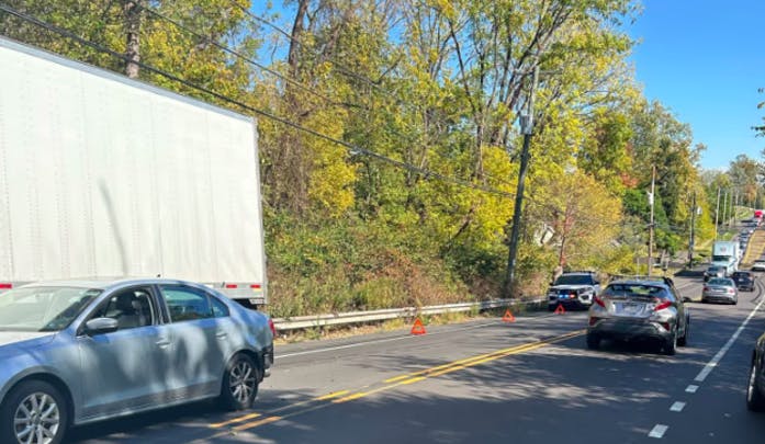 Solebury Township Crash Closes Route 202