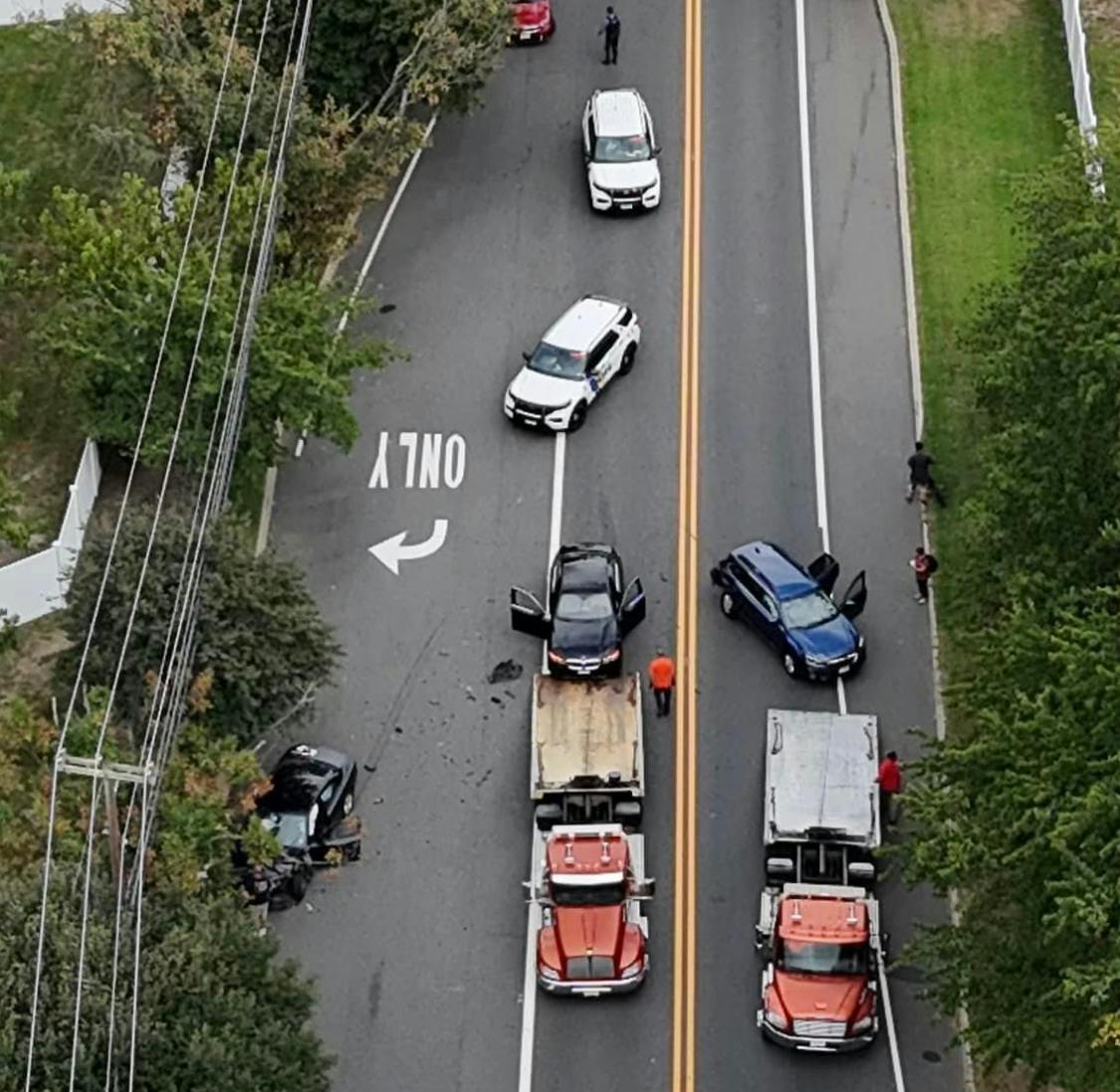 Washington Township Police Investigate Seven Wrecks Today