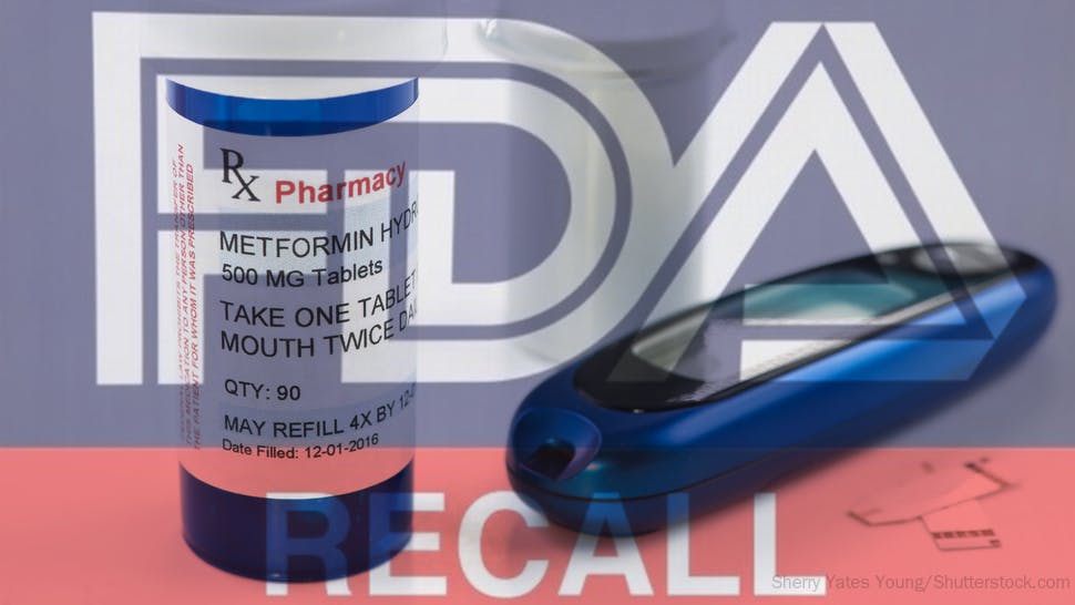 Excessive levels of NDMA prompt Recalls of Metformin