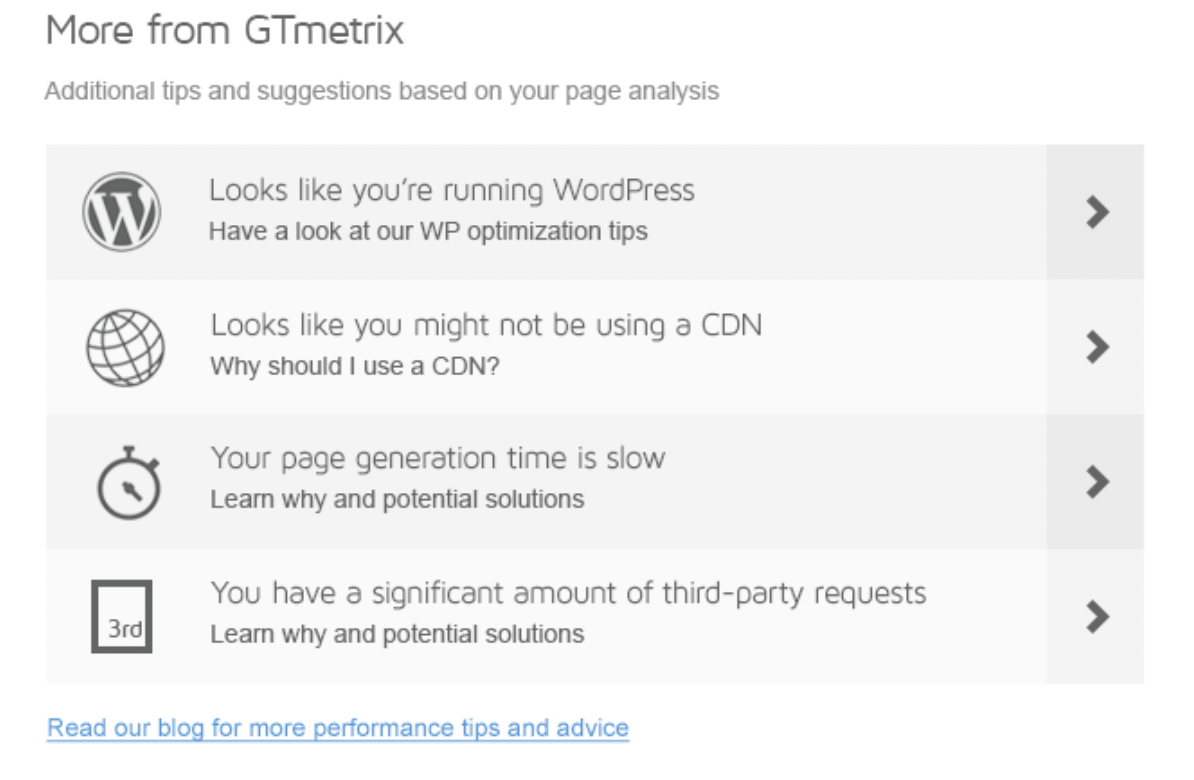 Analyze and optimize speed of your website with GTmetrix tool