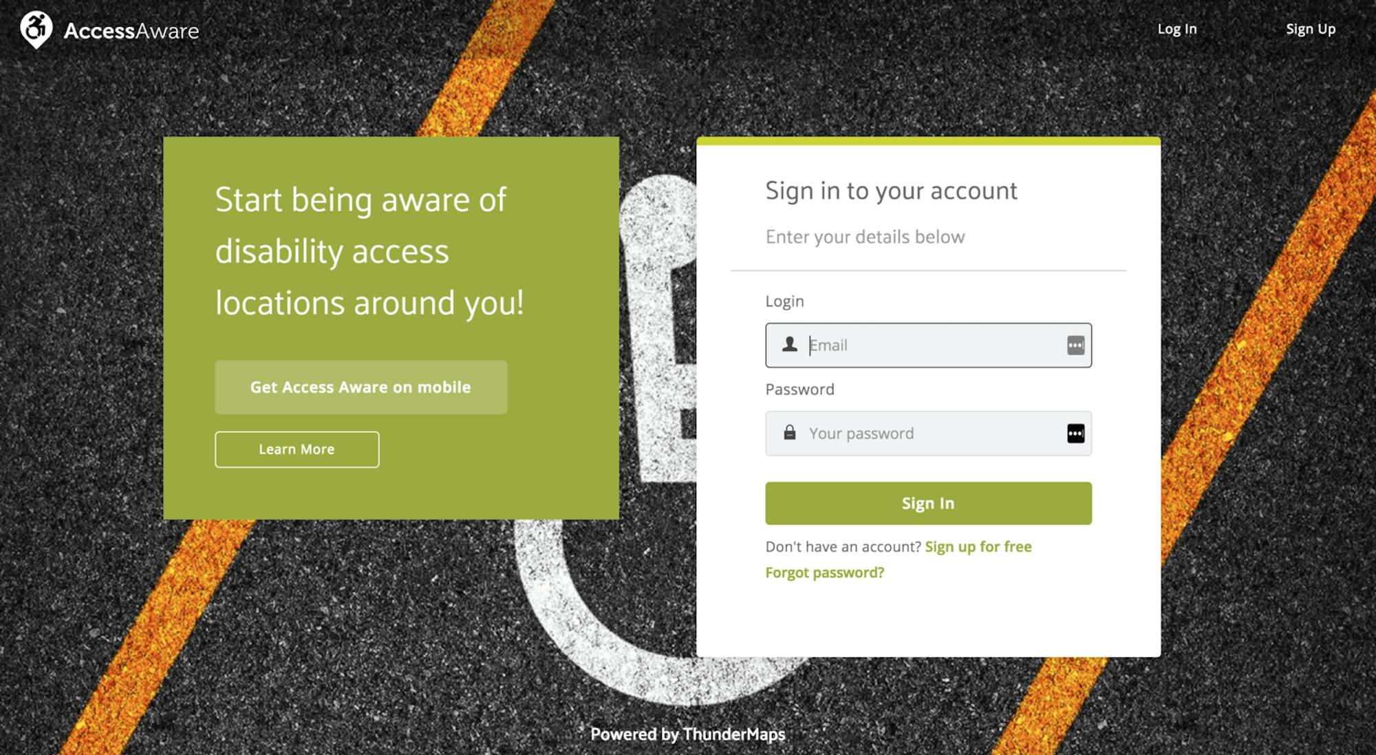 Harnessing location reporting technology for mobility parking &#8211; the Access Aware app