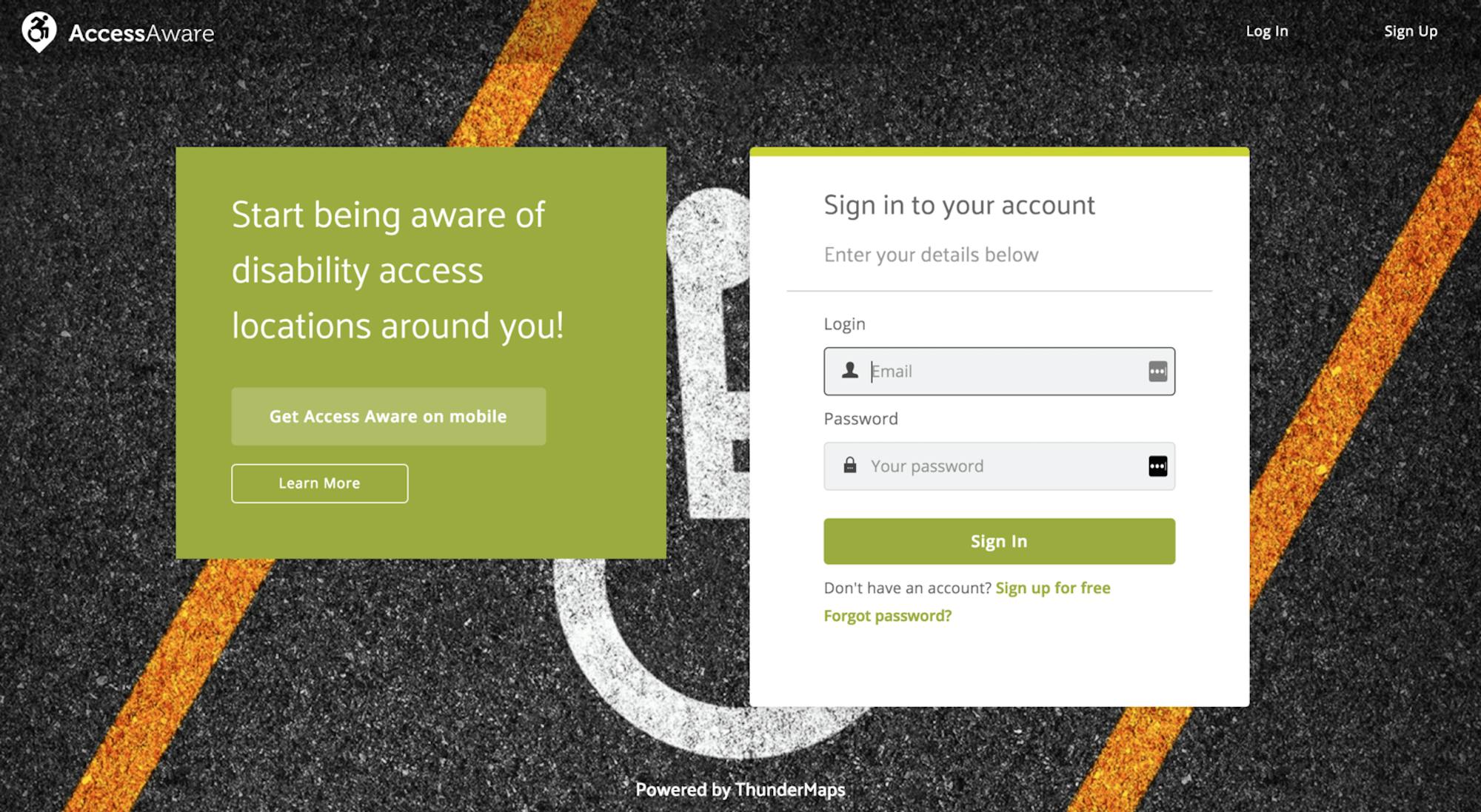 Harnessing location reporting technology for mobility parking – the Access Aware app