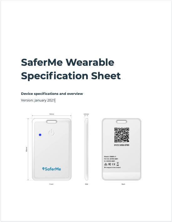 Wearable device technical details