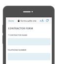 Contractor form