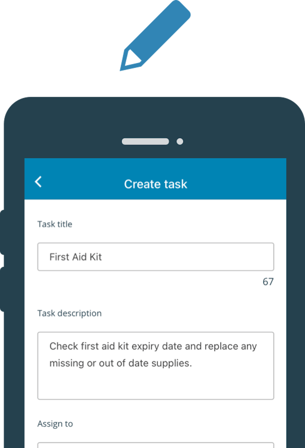 Assign a Task on SaferMe