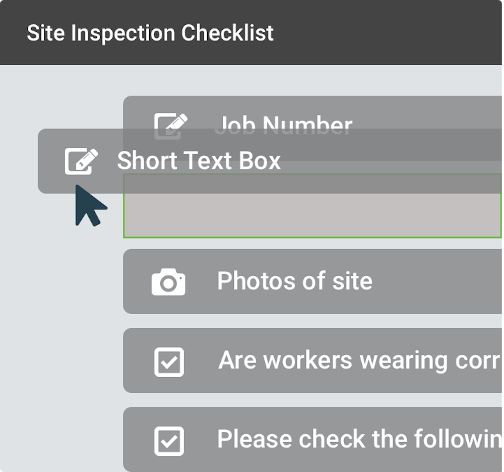 Building Site Inspection form in SaferMe