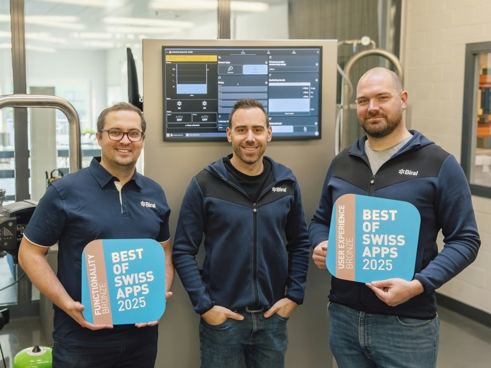 Biral ONE Team bei der Zusammenarbeit