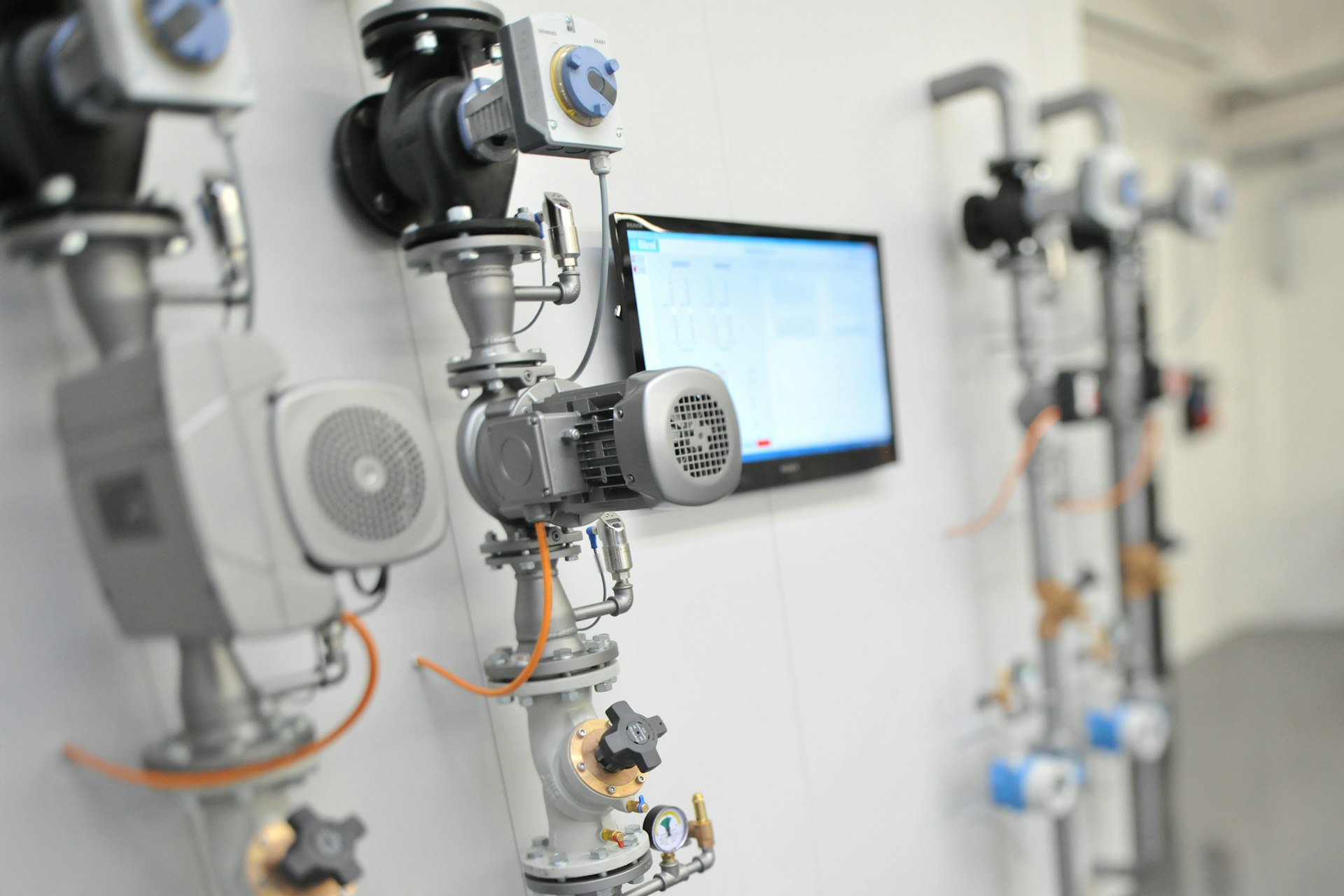 Installation d'entraînement équipée de circulateurs au Campus Biral