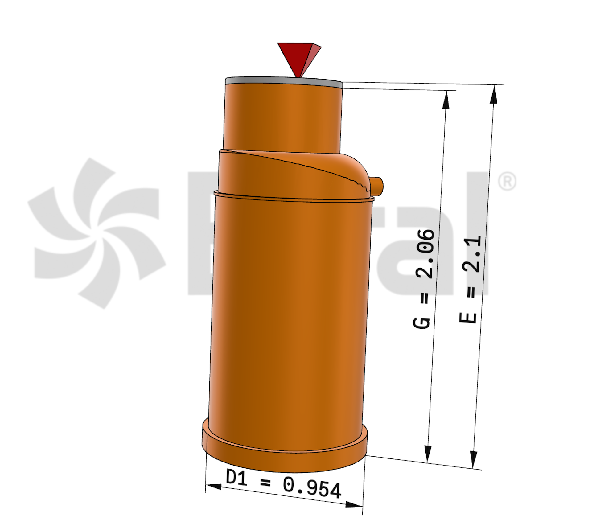 3D-Darstellung des Biral PumpStation Managers