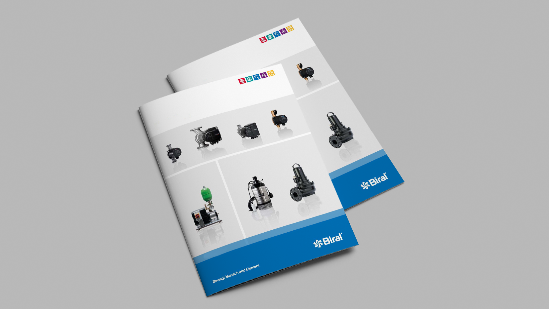 Gedruckte Produktunterlagen von Biral