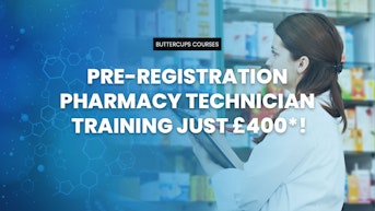 Pre-registration Pharmacy Technician Training just £400!