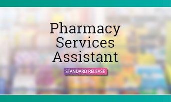 Pharmacy Services Assistant Standard Release