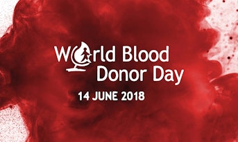 World Blood Donor Day 14th June 2018