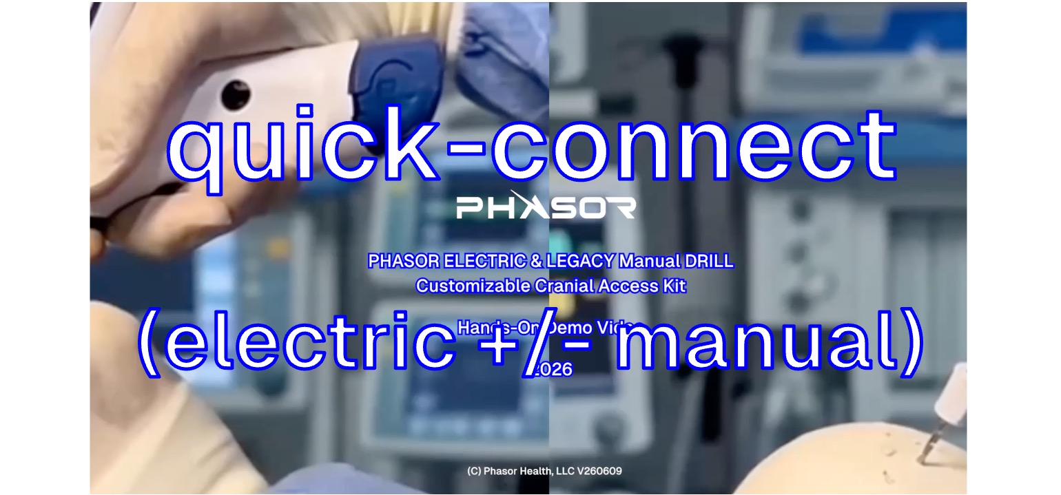 Quick-Connect Drills hands-on demo video